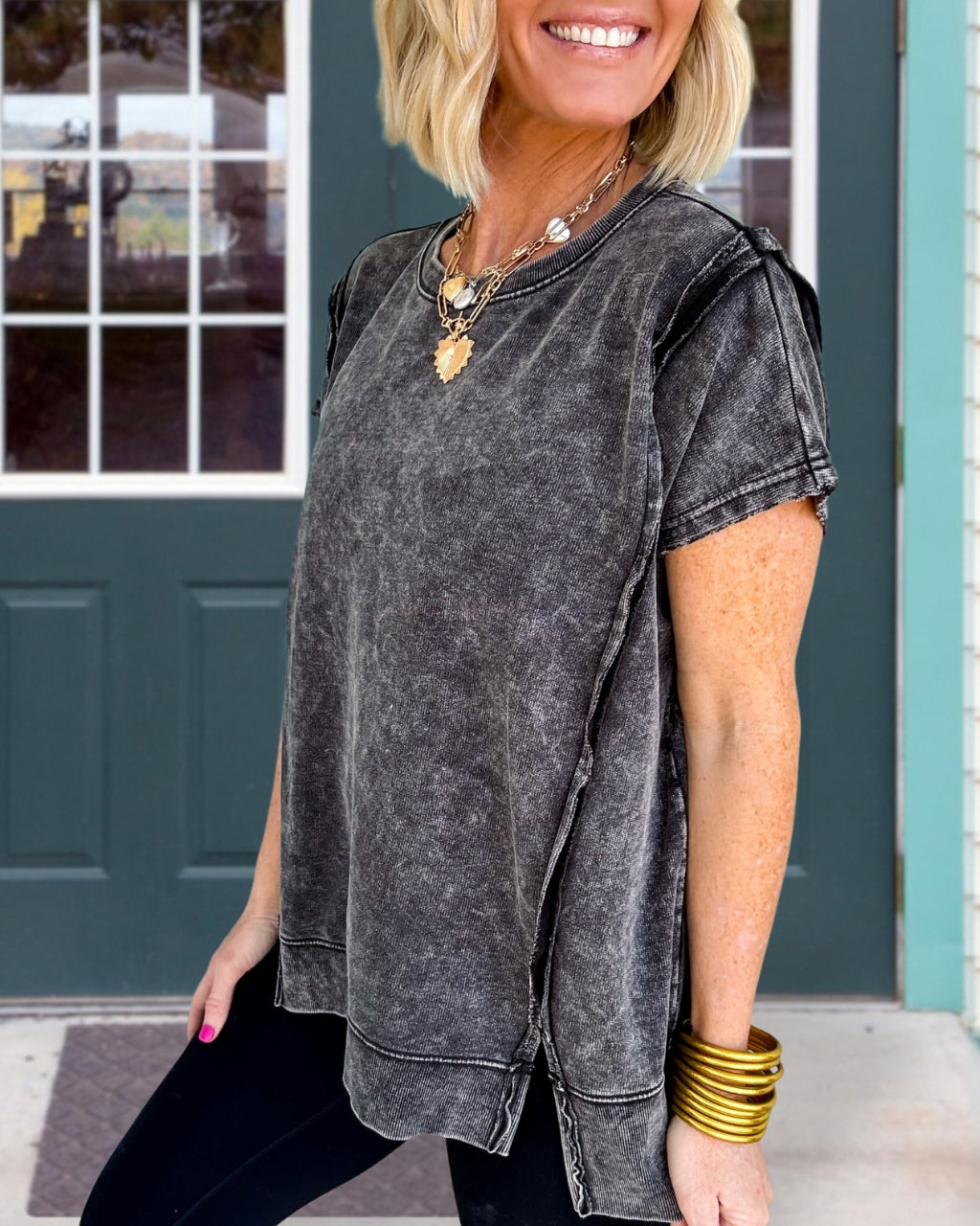 Easy Washed Cotton Tee