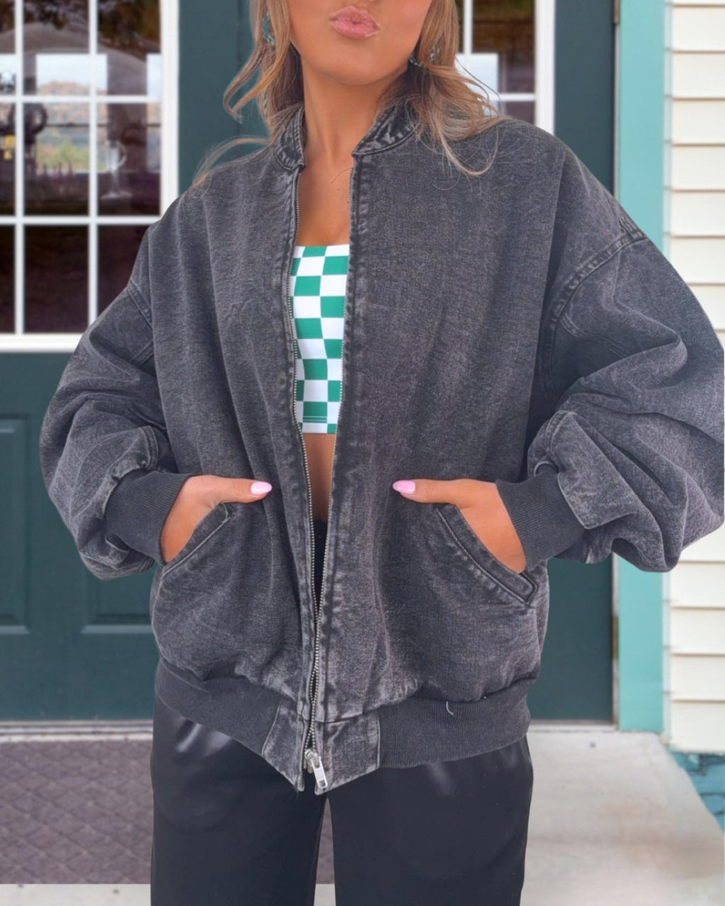 Casual Denim Washed Jacket