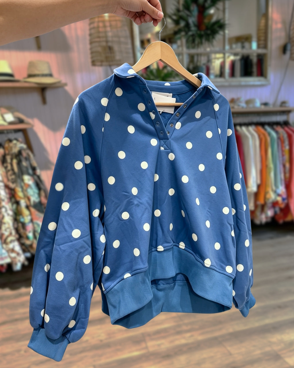 Polka Dot Fashion Pullover