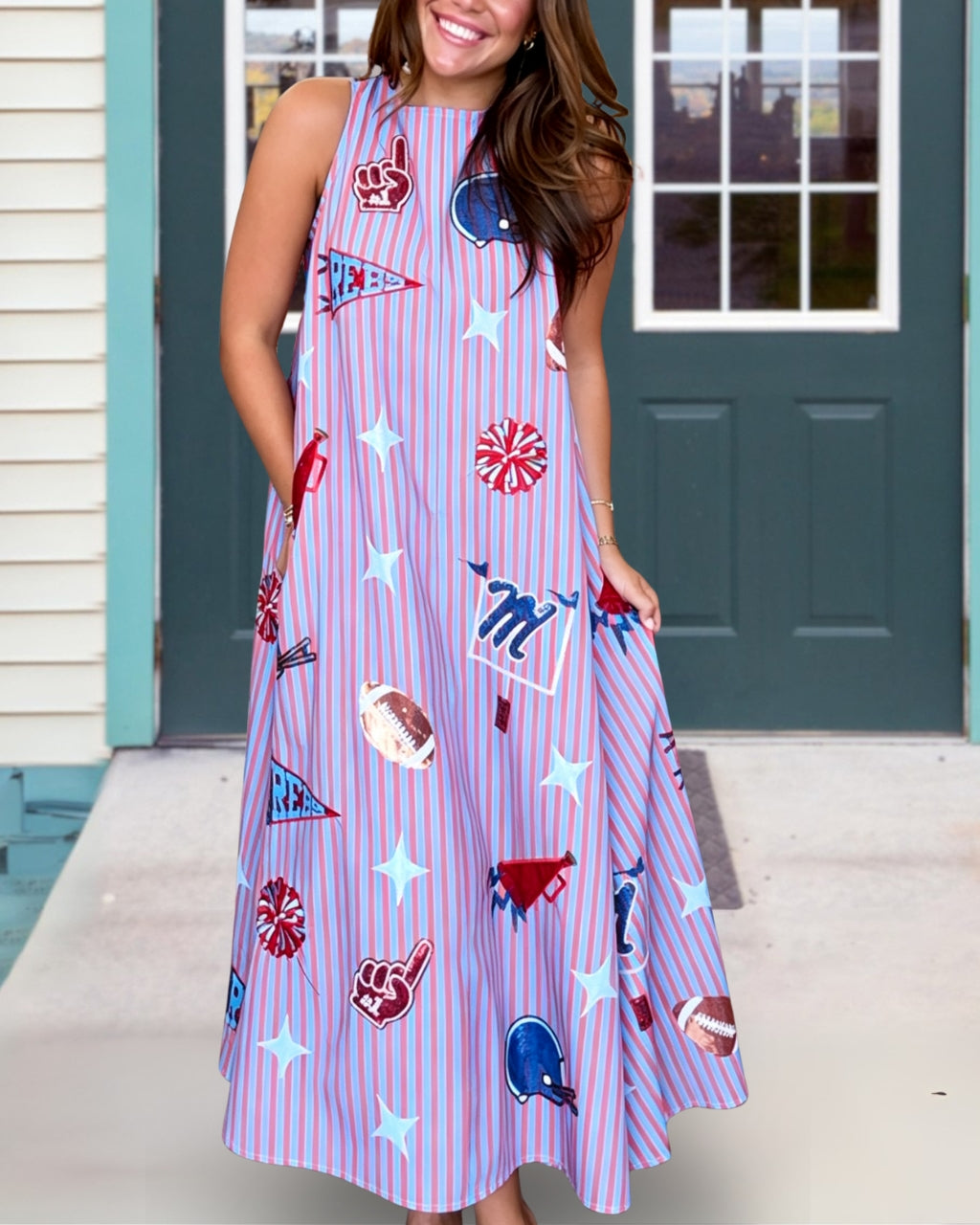 Stadium Ready Sequin Dress