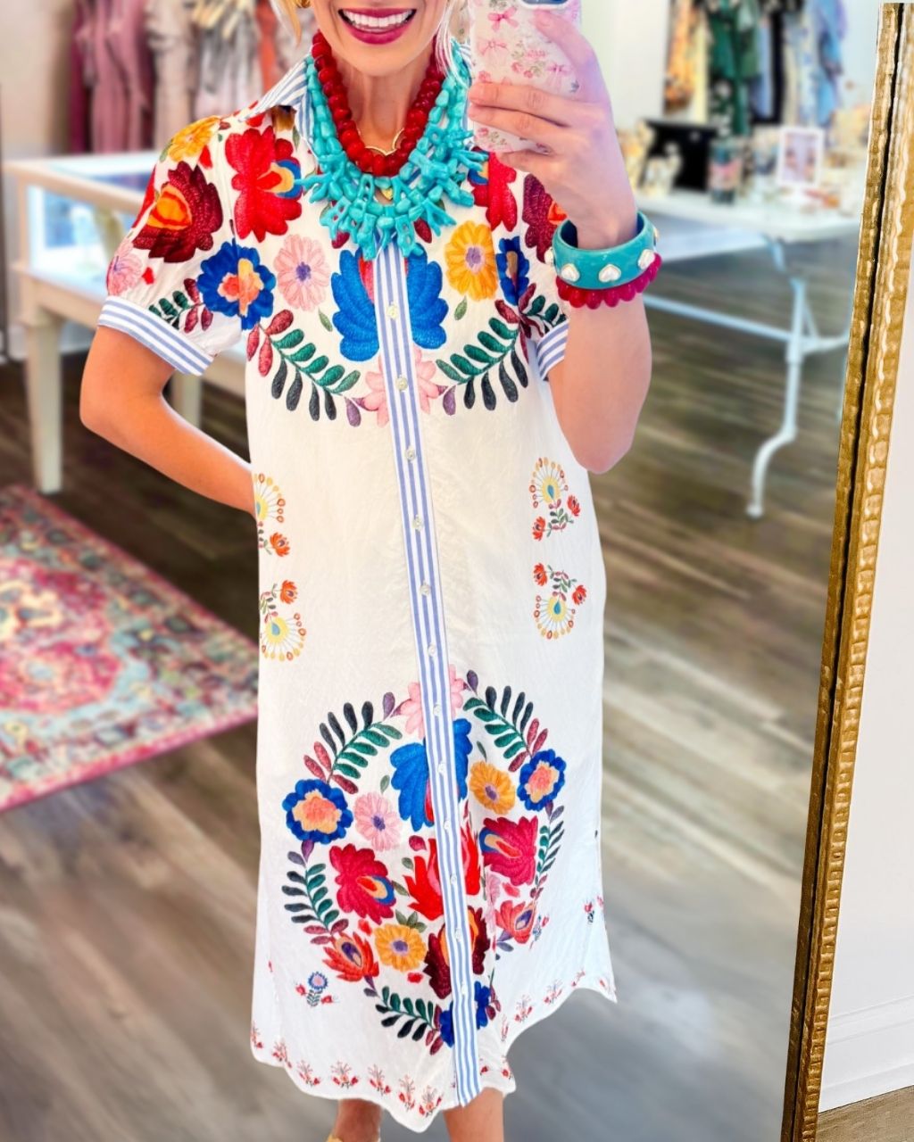 Floral Botanical Satin Maxi Dress