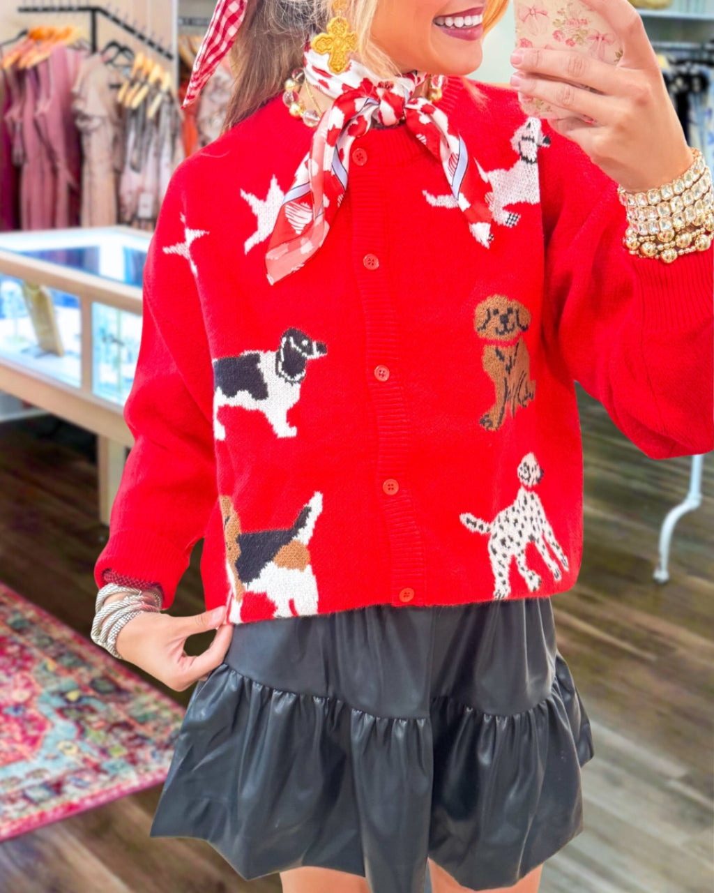 Cute Puppy Cardigan Jacket