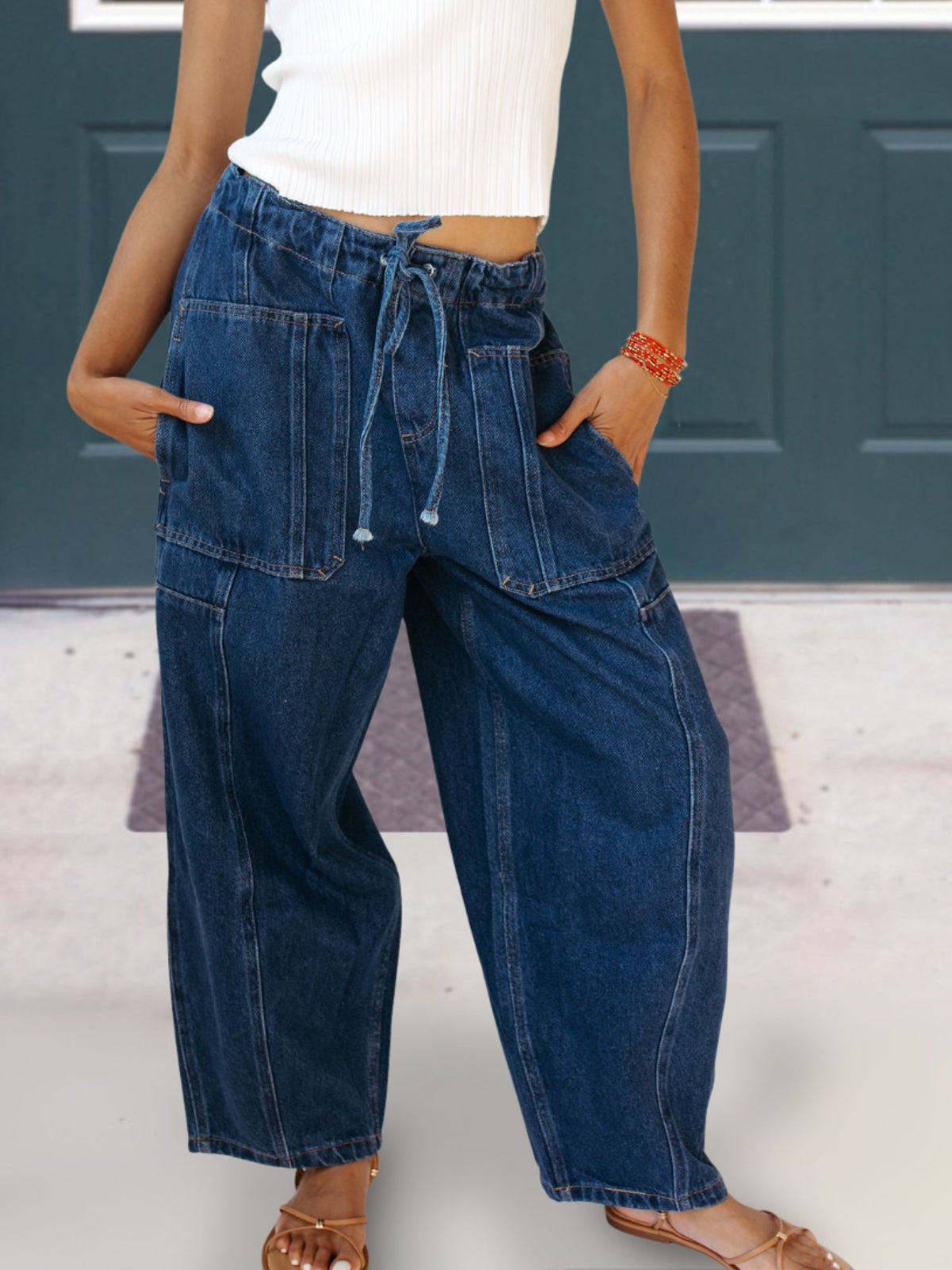 Barrel Work Pocket Jeans