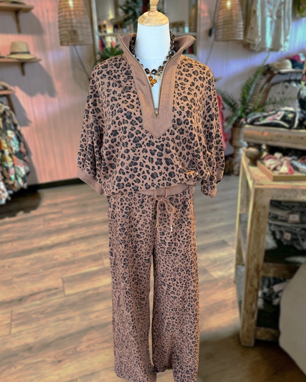 Leopard Print Casual Sets