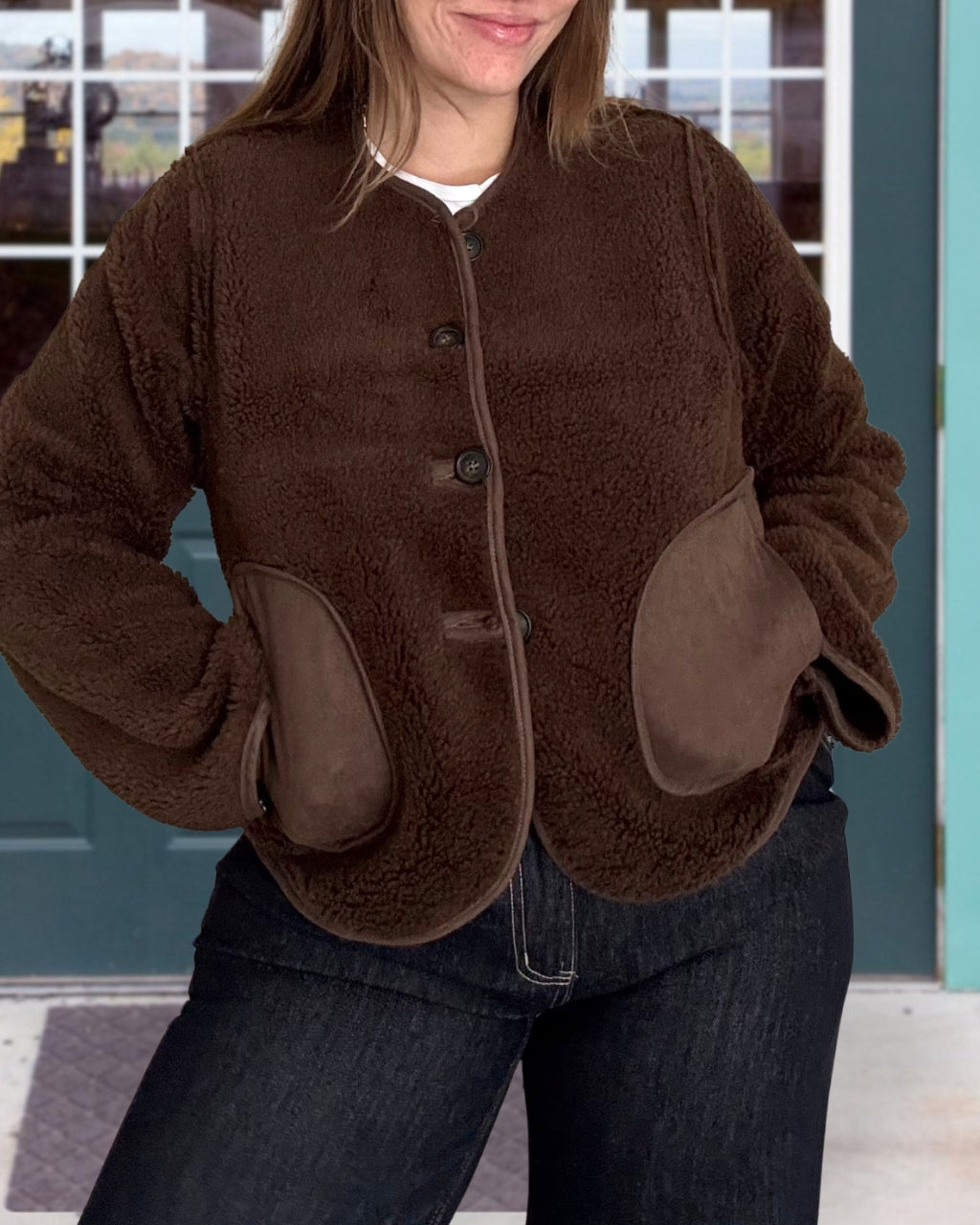 Suede Lambskin Reversible Jacket