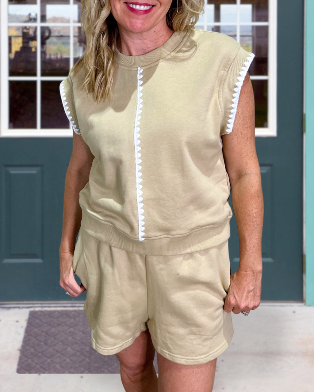 Lazy Style Lace Detail Set