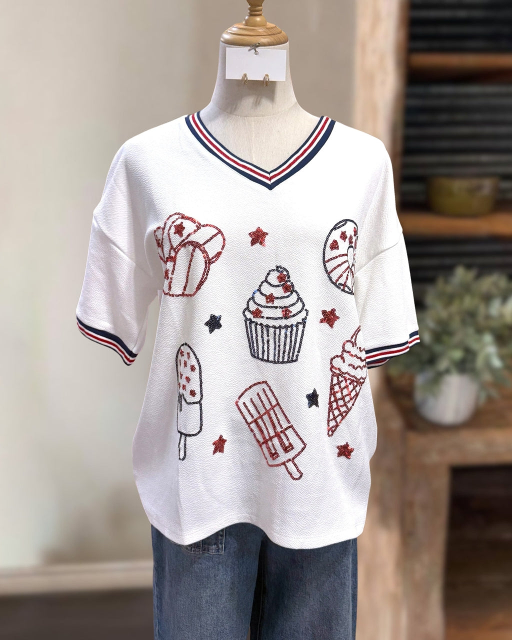 Star & Sweets Sequin Top