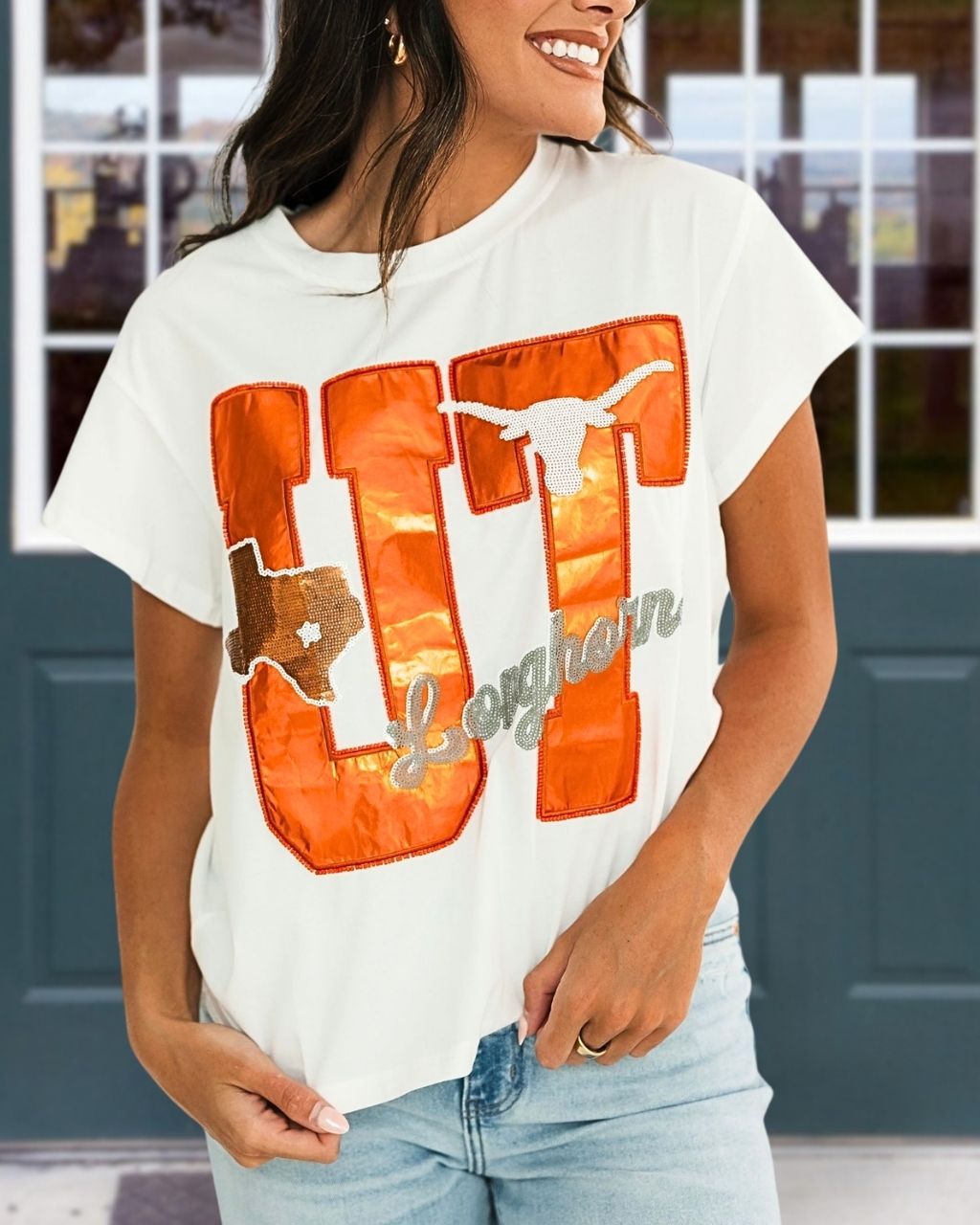 Longhorns Game Day Sequin T-Shirt