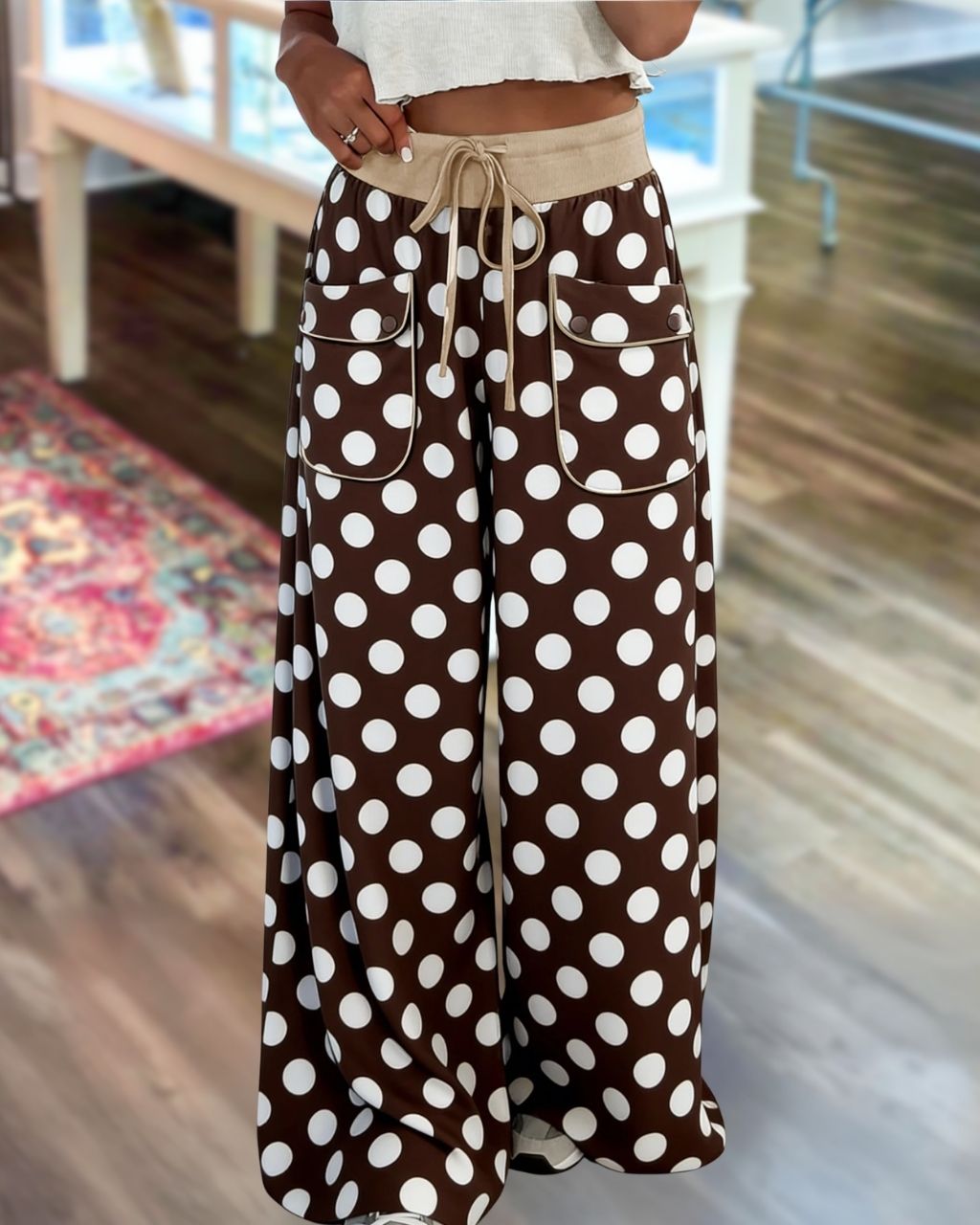 Casual Loose Polka Dot Pants