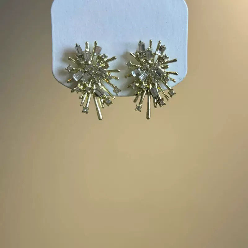 Zircon Firework Earrings