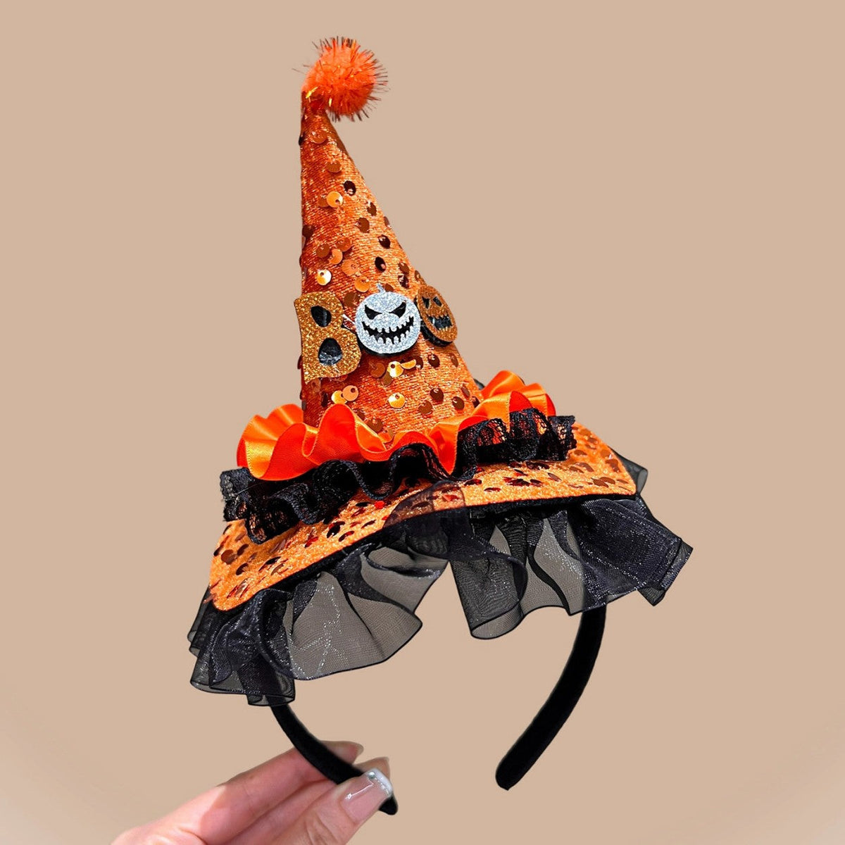 Halloween Pumpkin Hat Headband