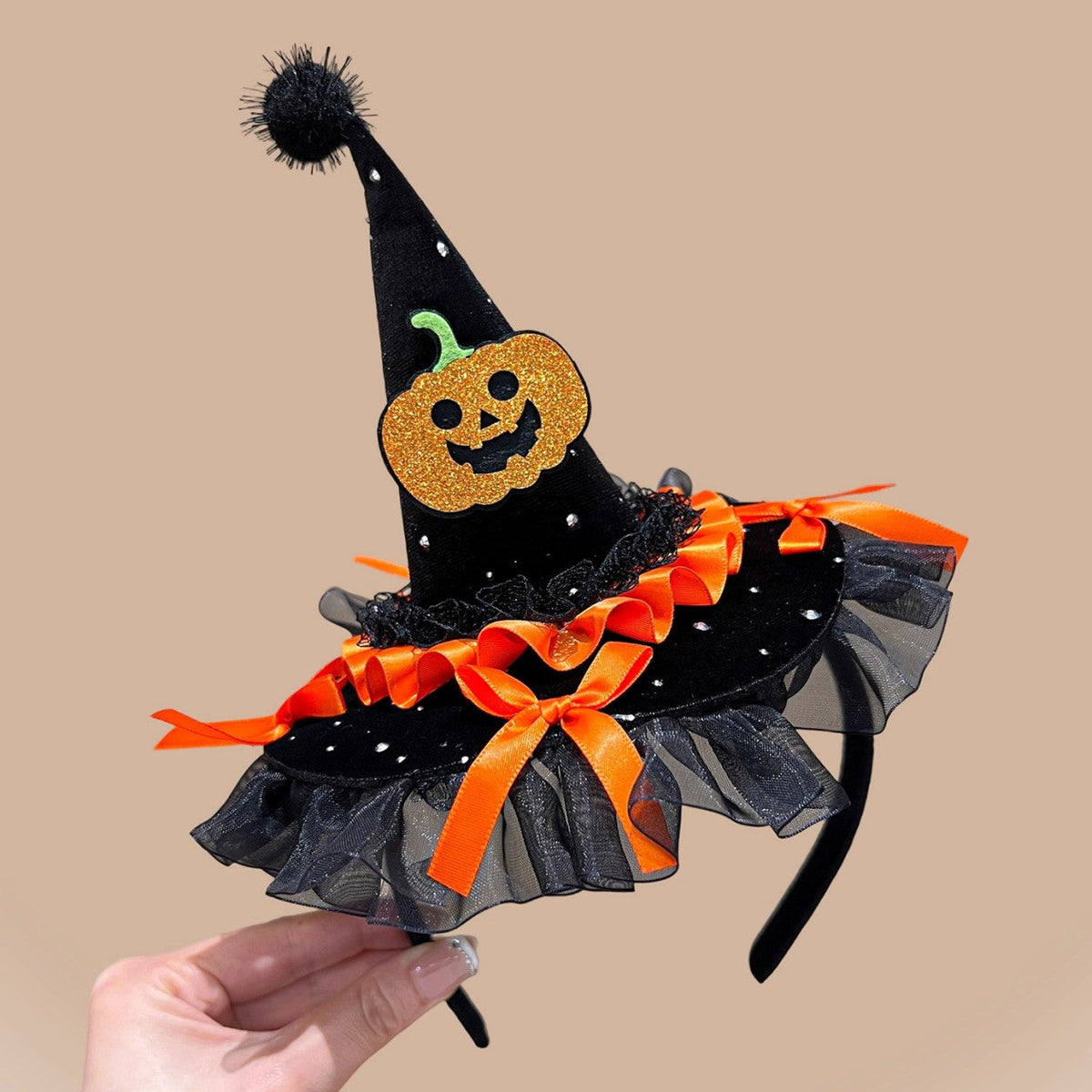 Halloween Pumpkin Hat Headband