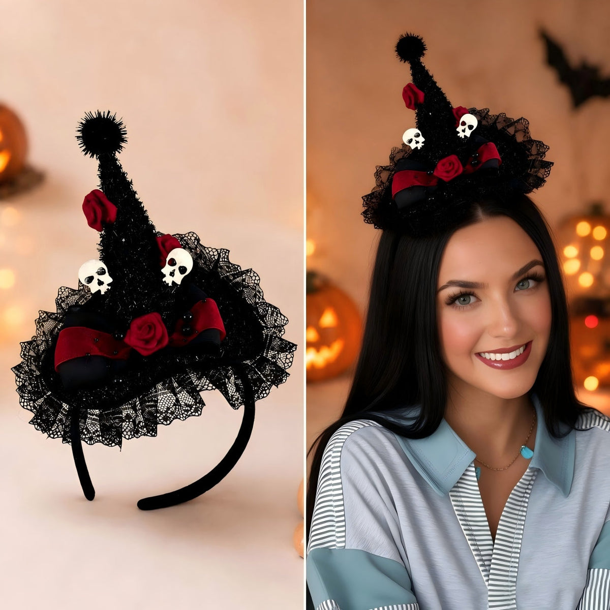 Halloween Pumpkin Hat Headband
