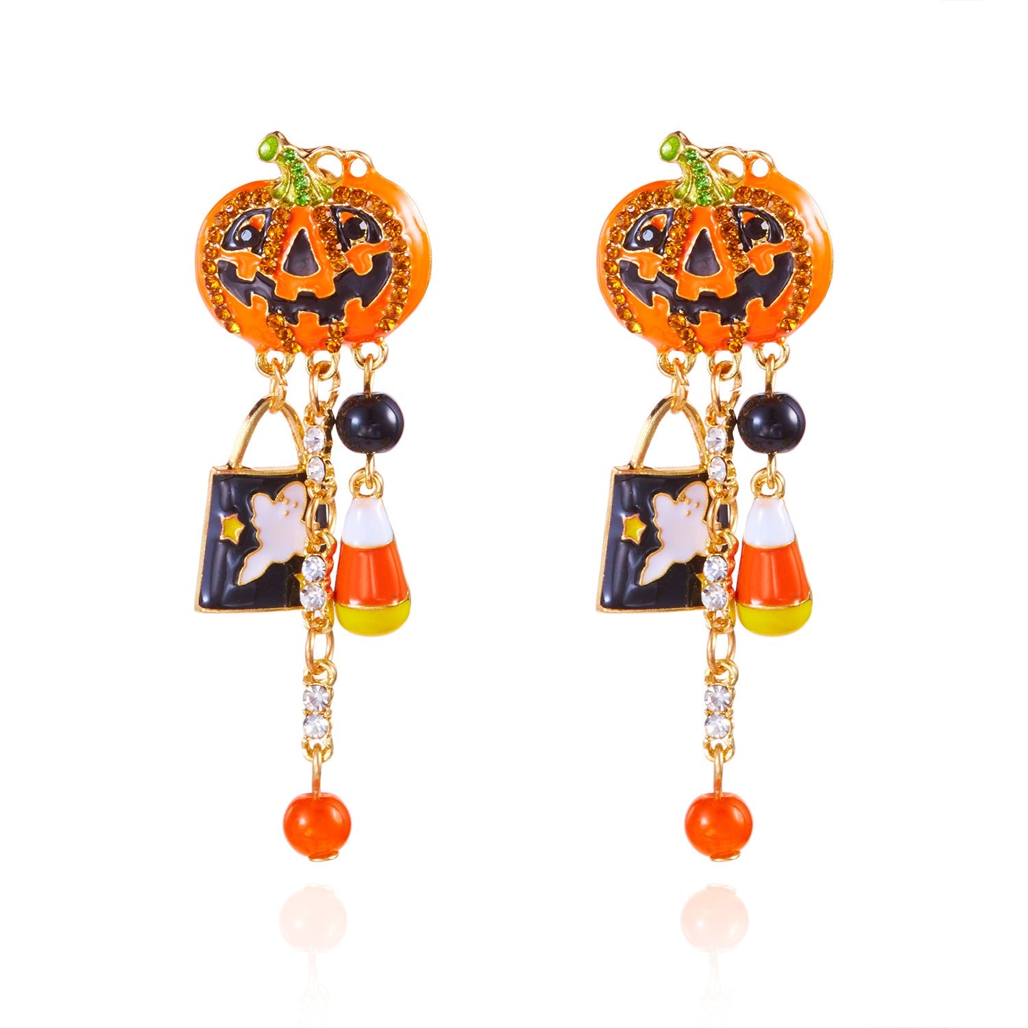 Fun Halloween Pumpkin Earrings