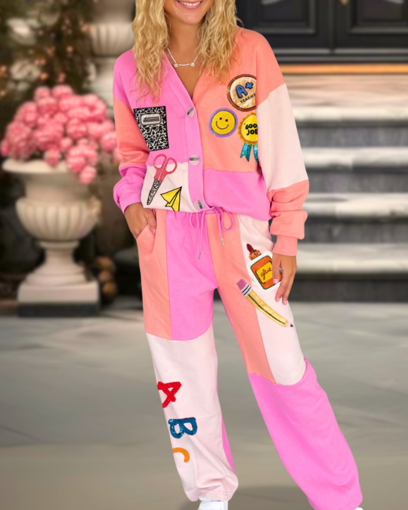 New Semester Sequin Patch Set