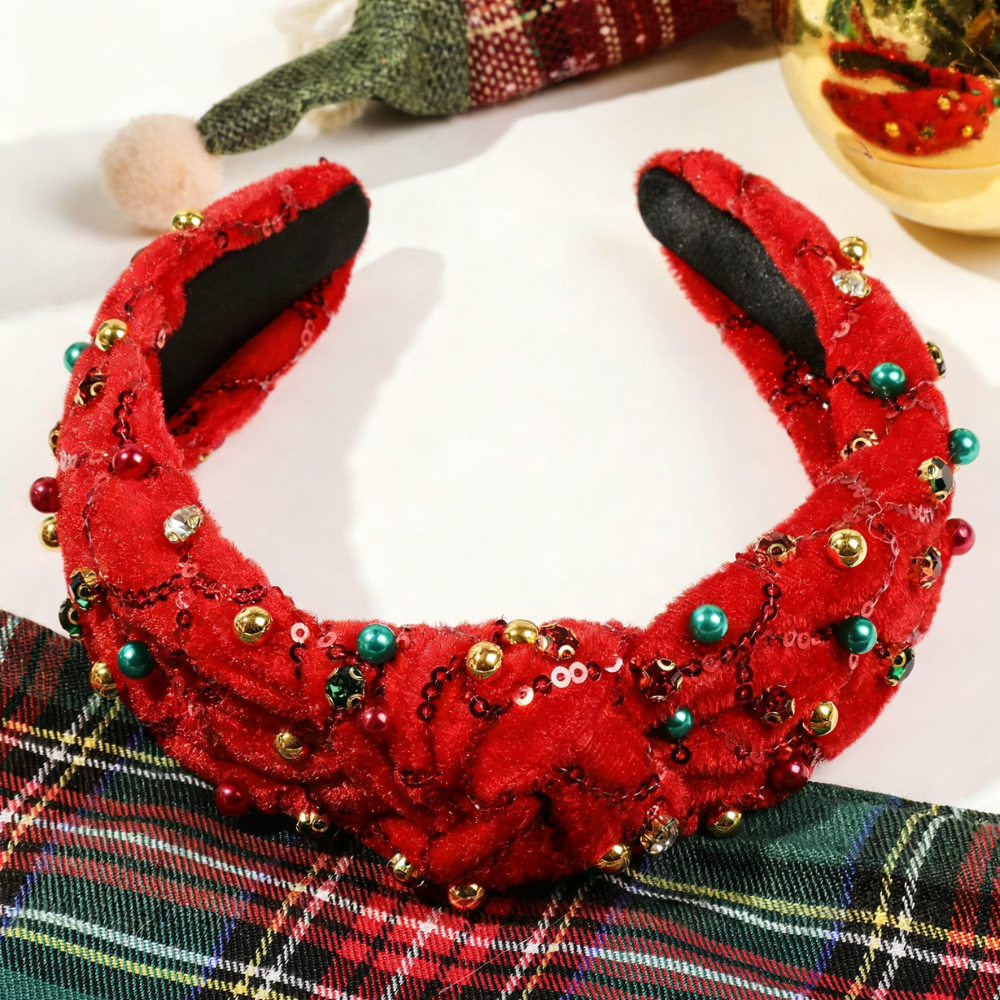 Christmas Diamond Sequin Headband