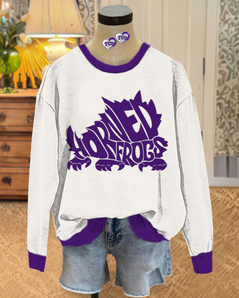 TCU Horned Frogs Graphic Sweatshirt