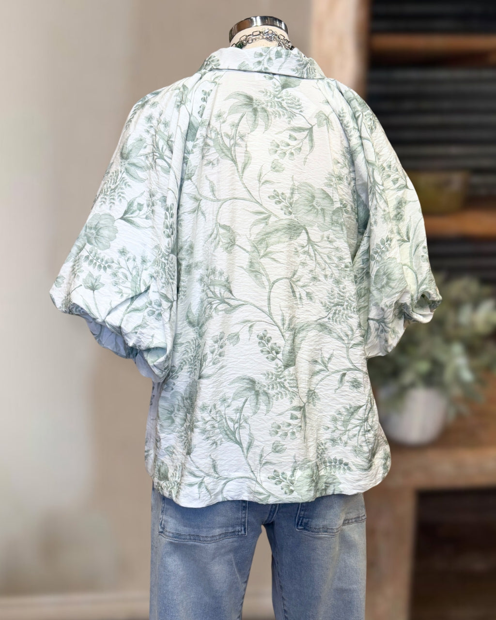 Spring-style Floral Shirt