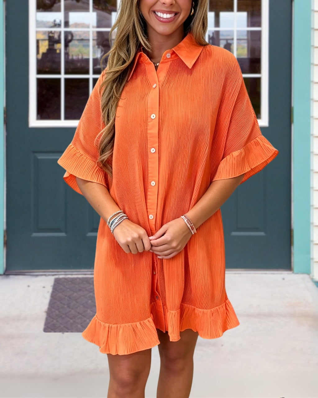 Life Party Pleated Dress