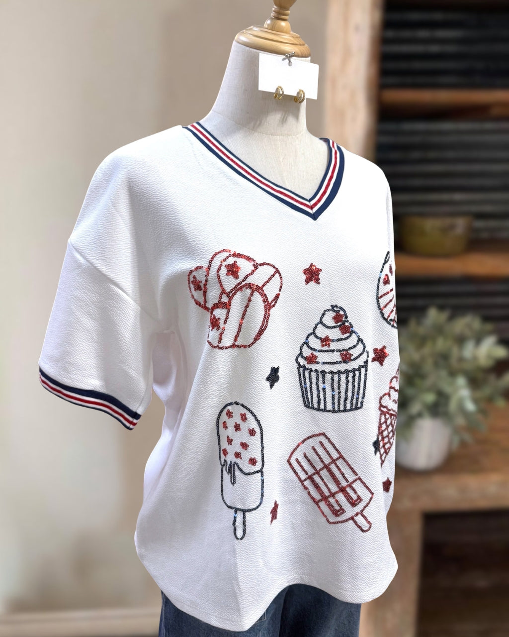 Star & Sweets Sequin Top