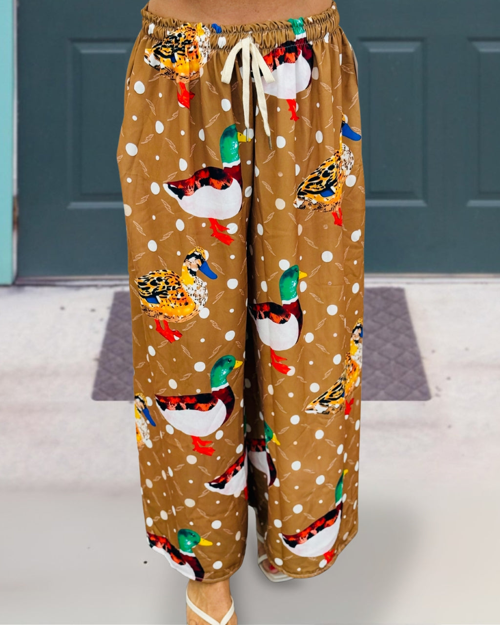 Mallard Dot Palazzo Pants