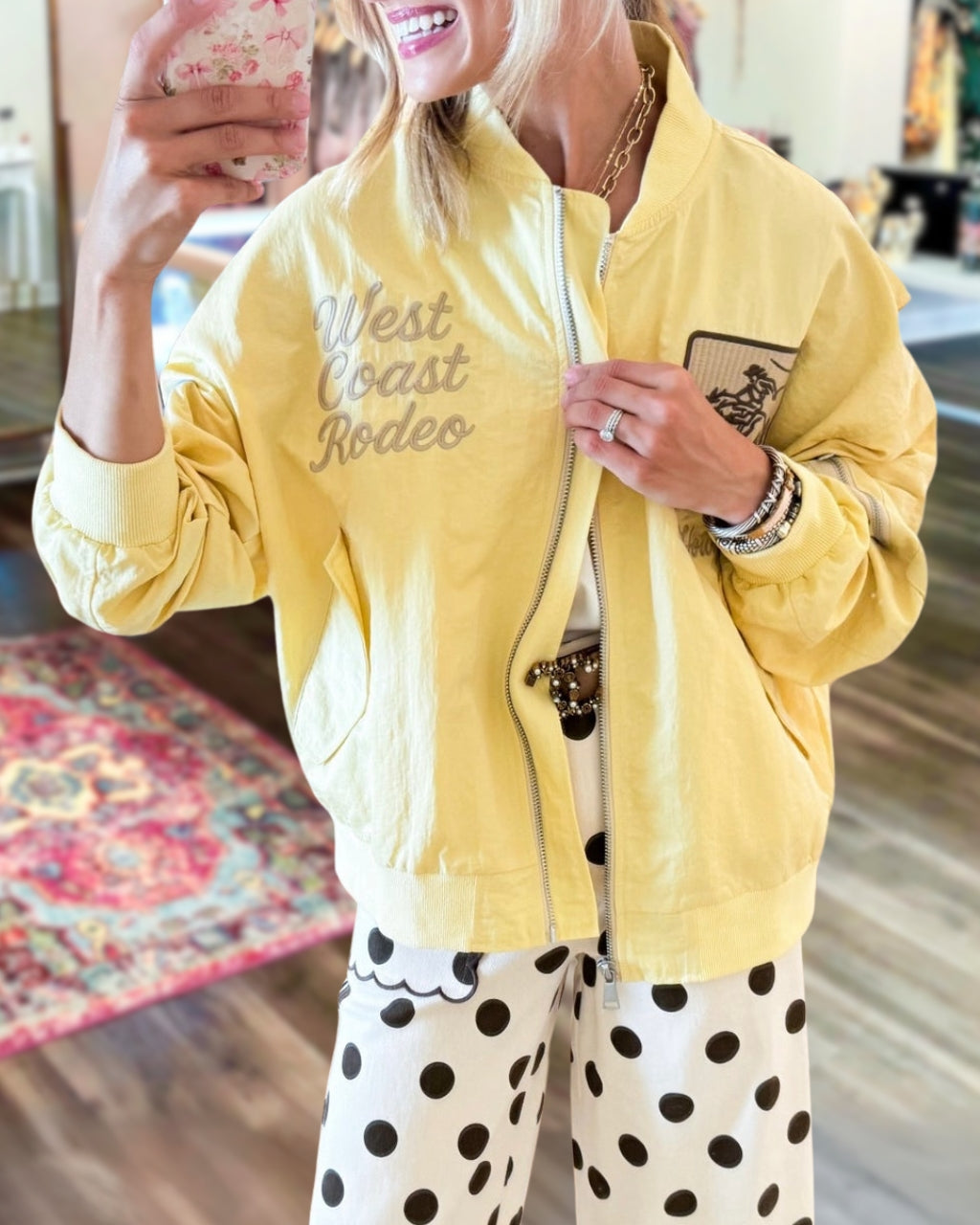 Retro Embroidery Bomber Jacket