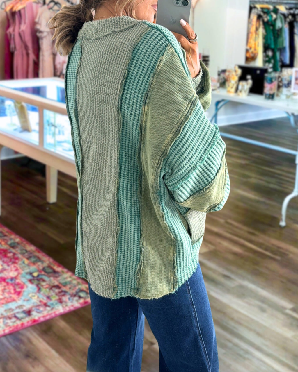 Vintage Vibe Striped Cardigan