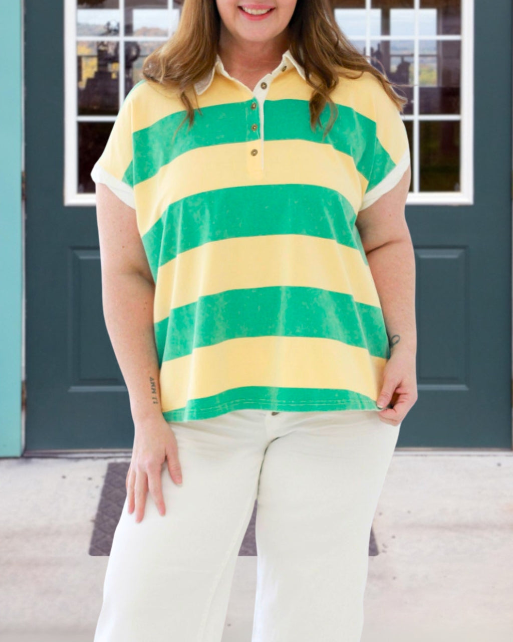 Bold Duo Stripe Relaxed Top