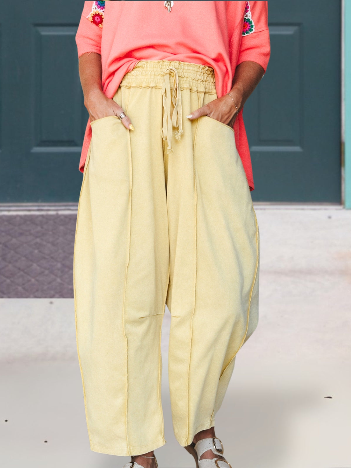 Unique Reverse Stitched Pants