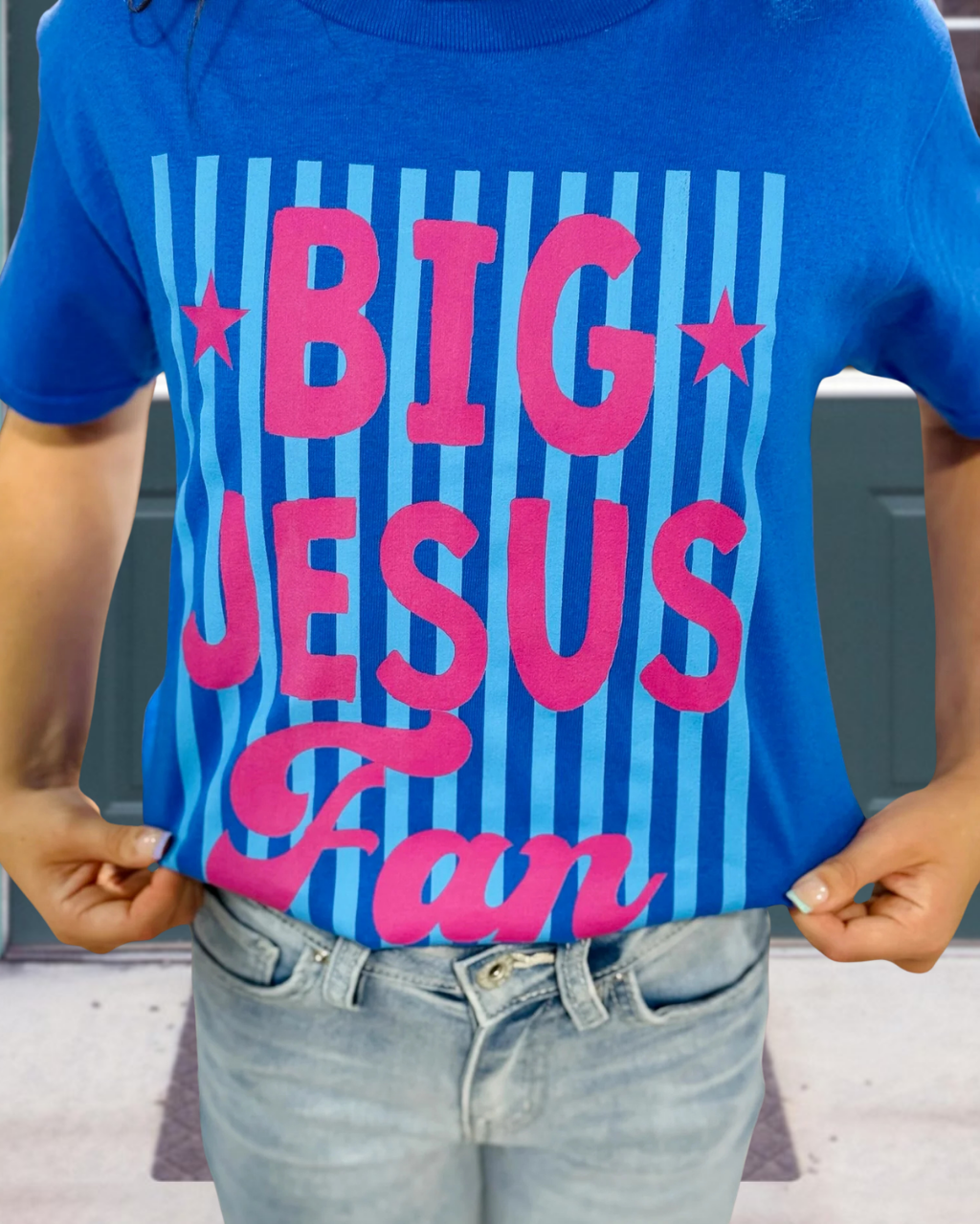 "Big Jesus Fan" Graphic T-Shirt