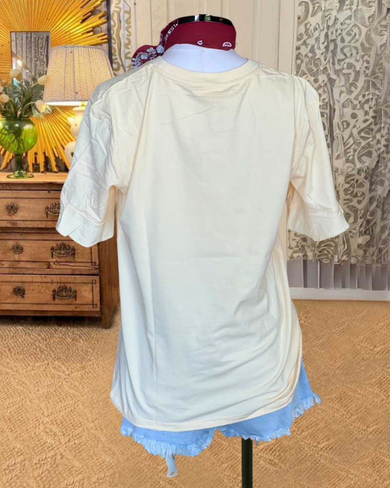 Texas Embroidery Cotton Tee