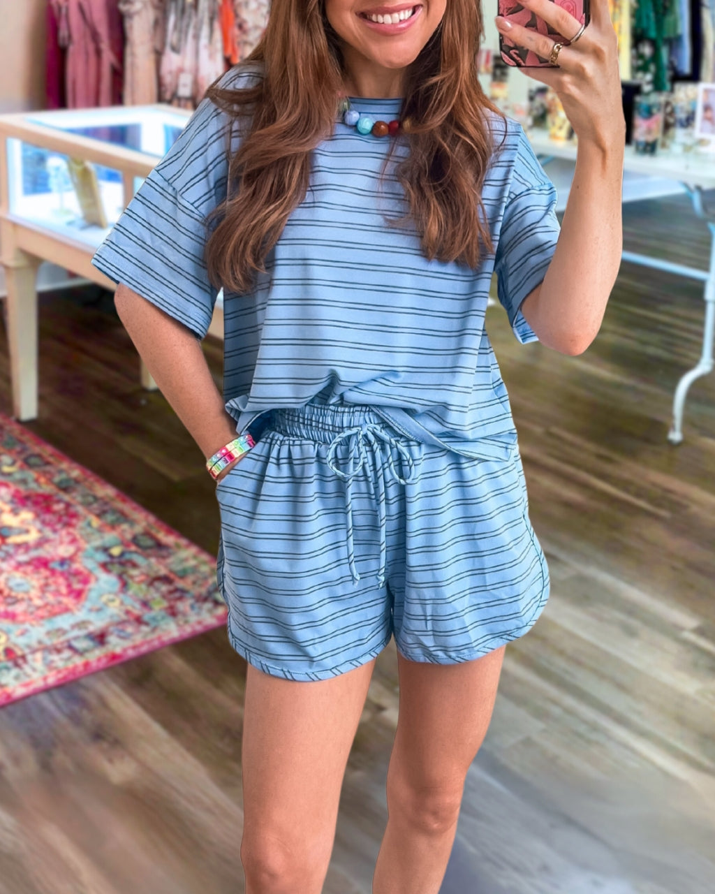 Everyday Stripe Two Piece Set