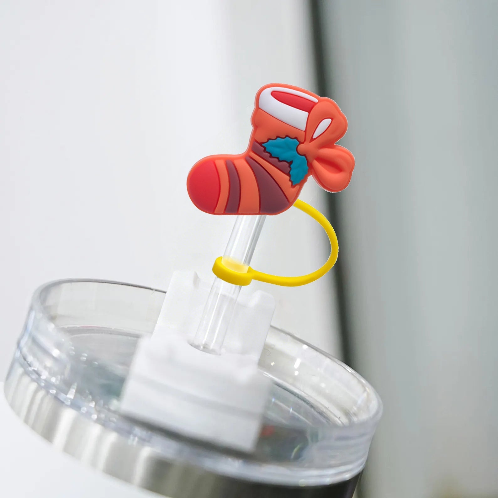 Christmas Trim Straw Protector