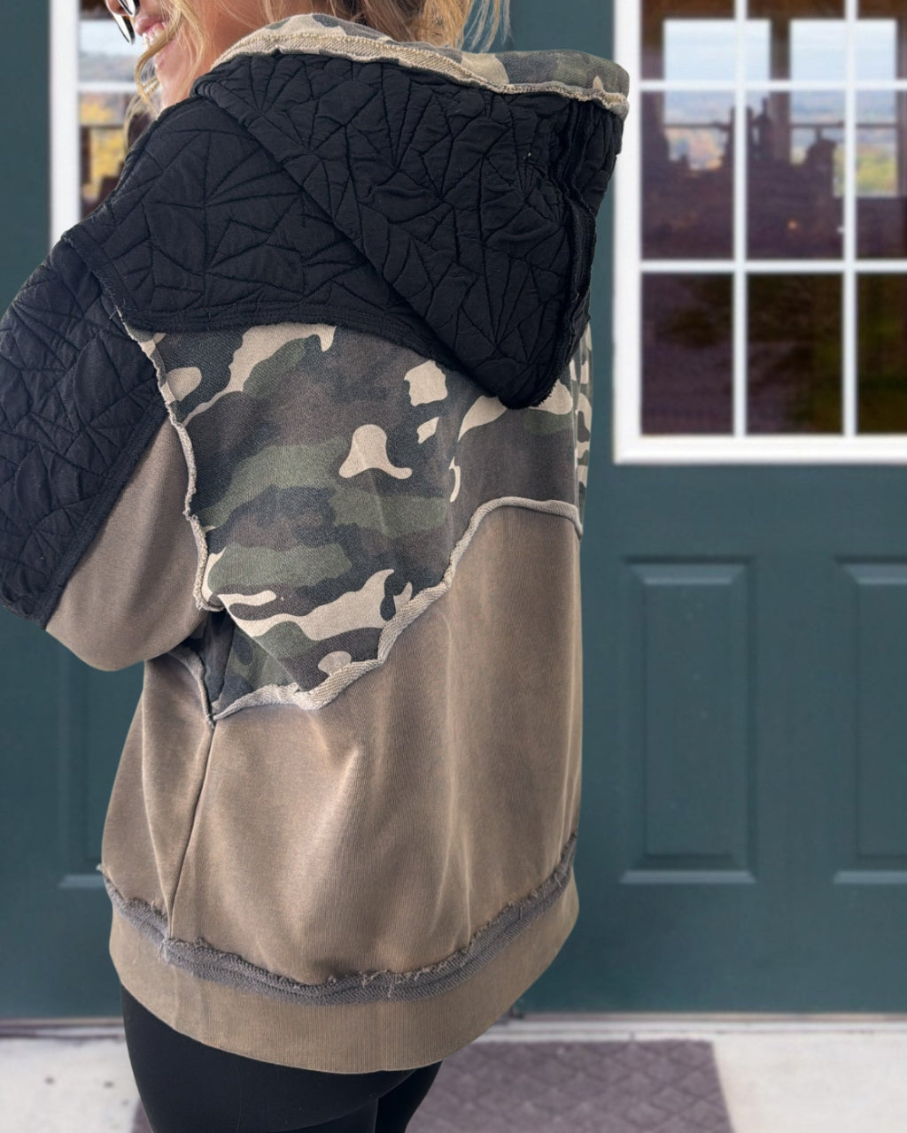Casual Camo Patch Jacket