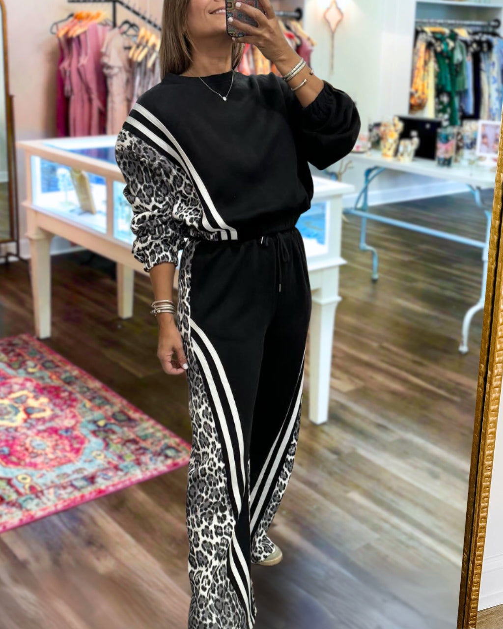 Patchwork Leopard Cotton Set