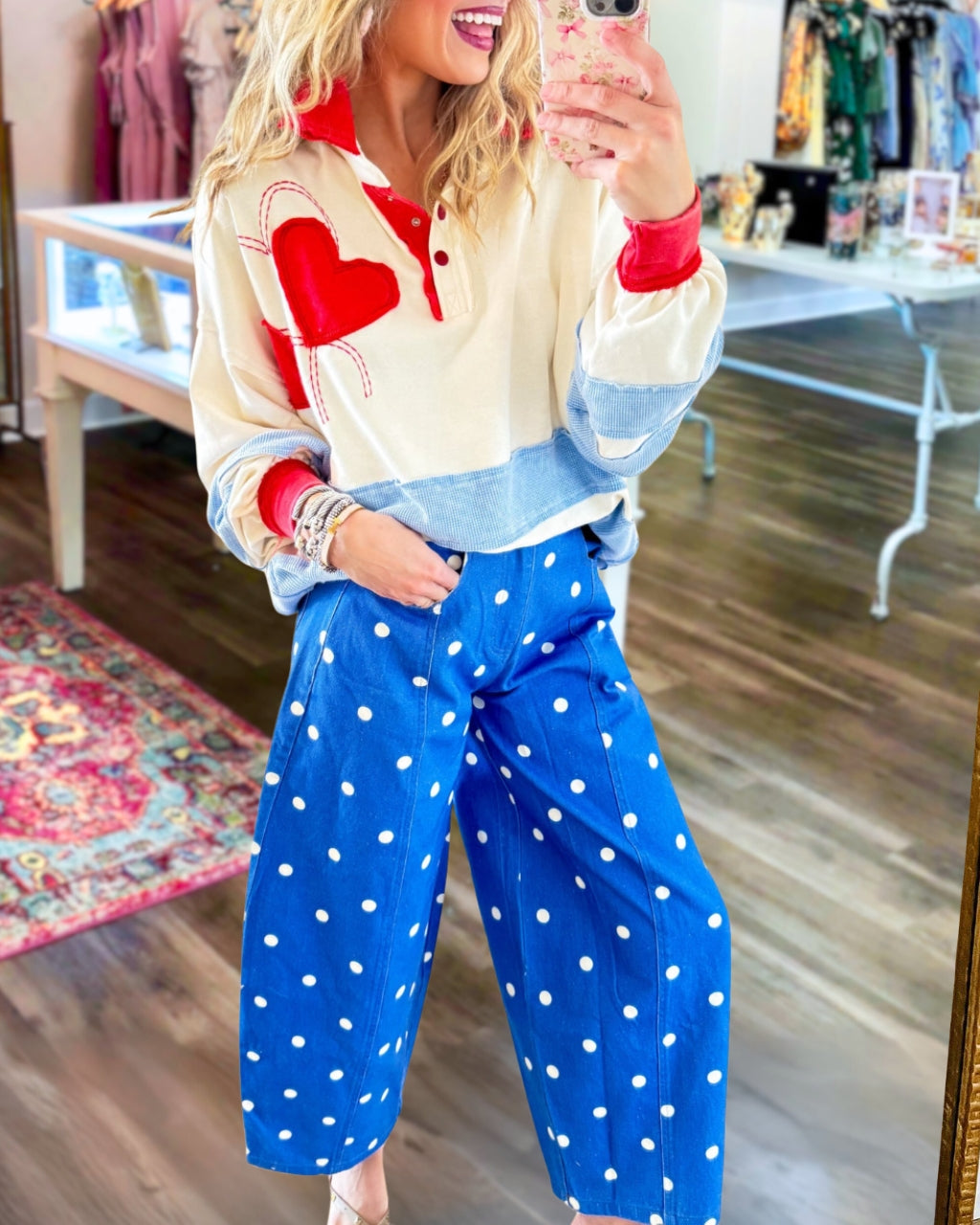 Classic Polka-Dot Pants