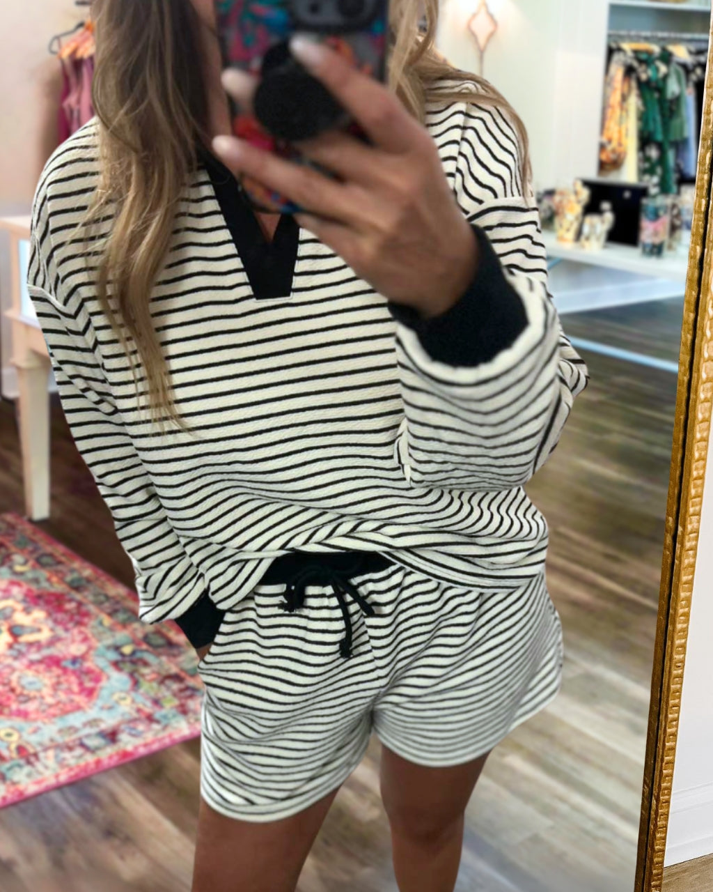 Must Have Striped Polo Set