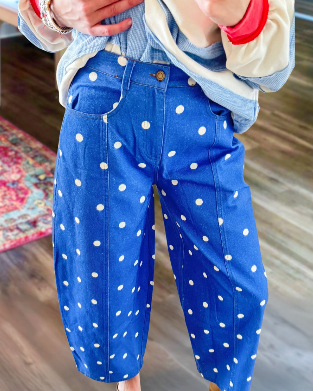 Classic Polka-Dot Pants