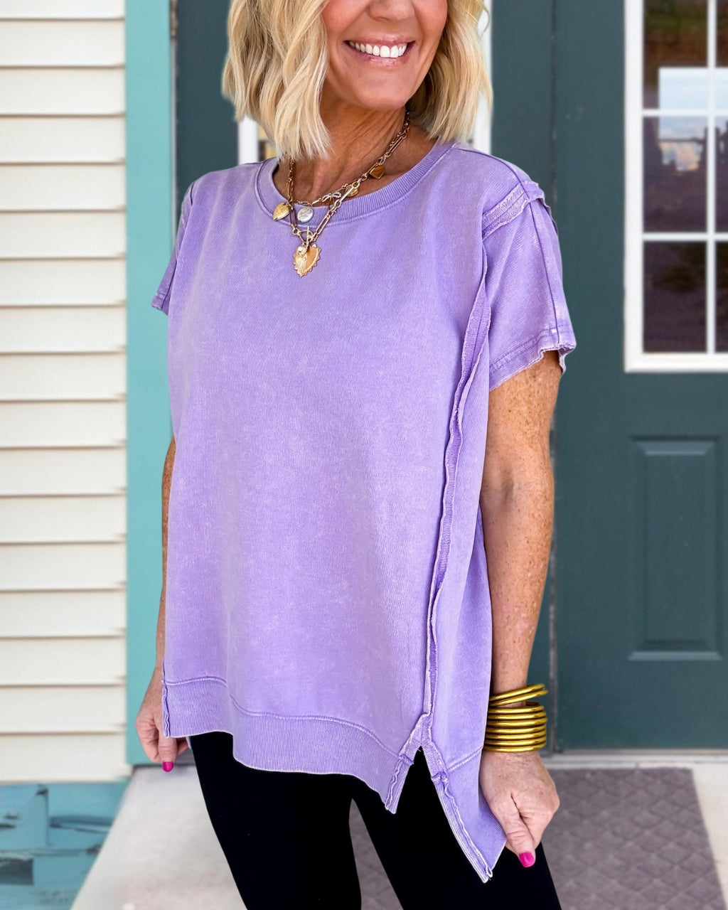 Easy Washed Cotton Tee