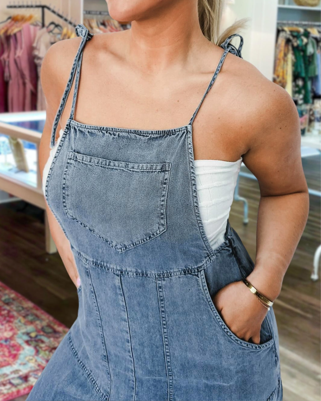 Jo Denim Maxi Dress