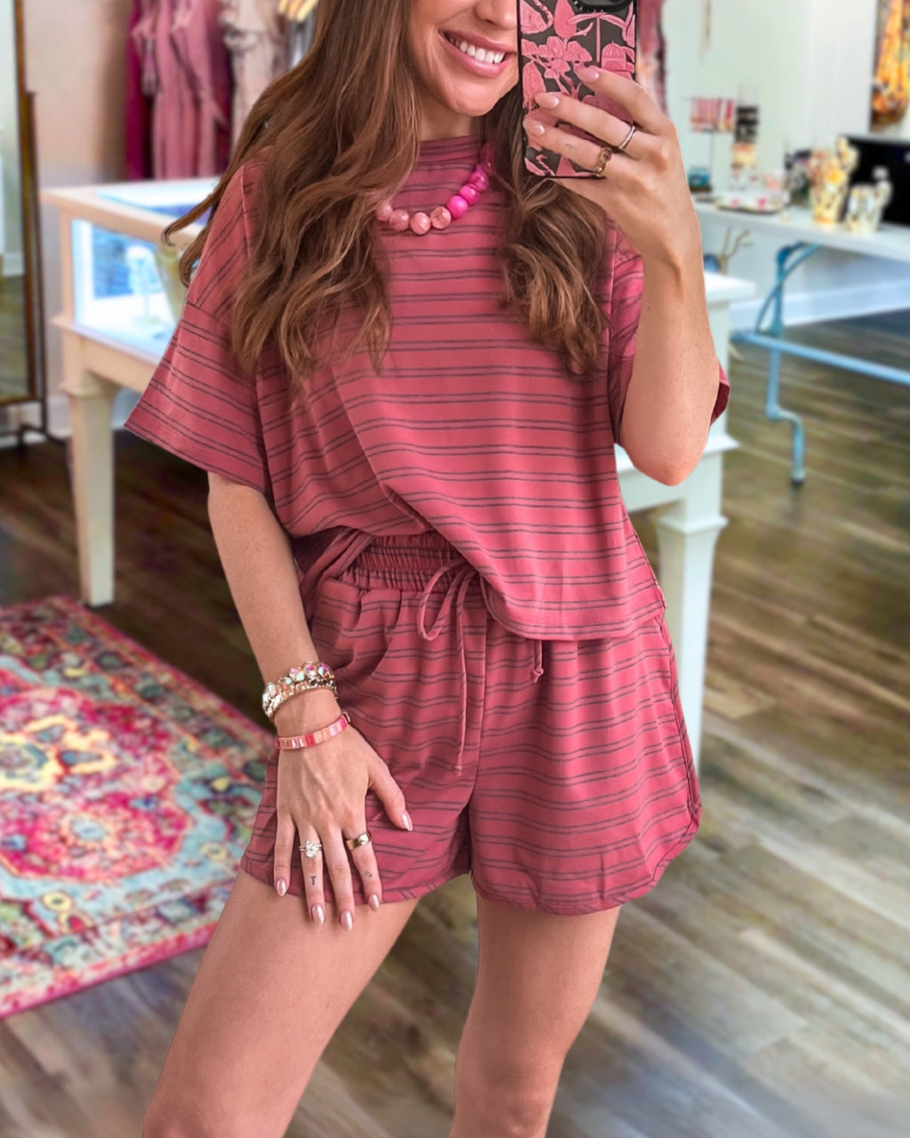 Everyday Stripe Two Piece Set
