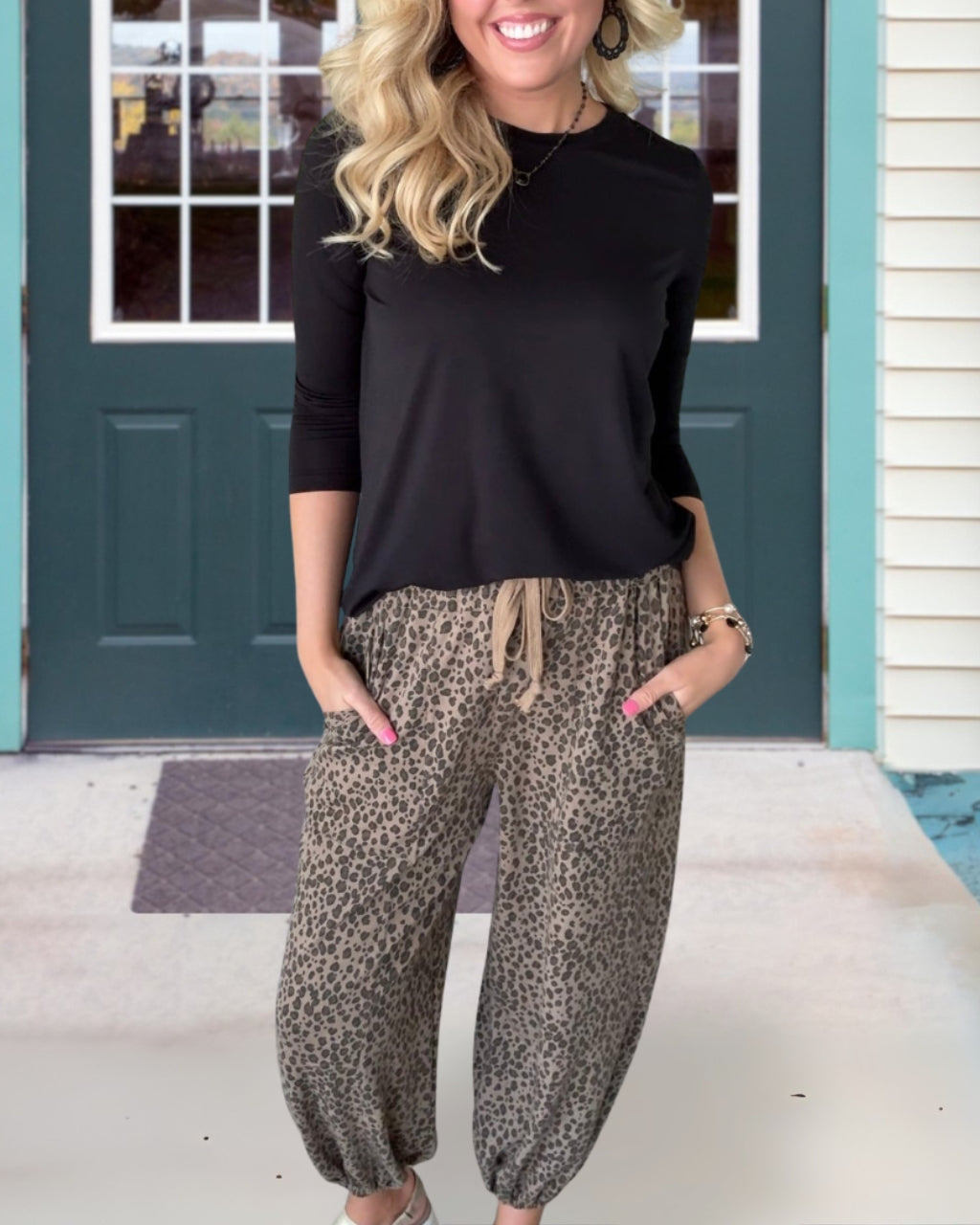 Easy Style Leopard Joggers