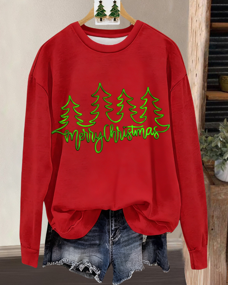 Christmas Tree Crewneck Sweatshirt