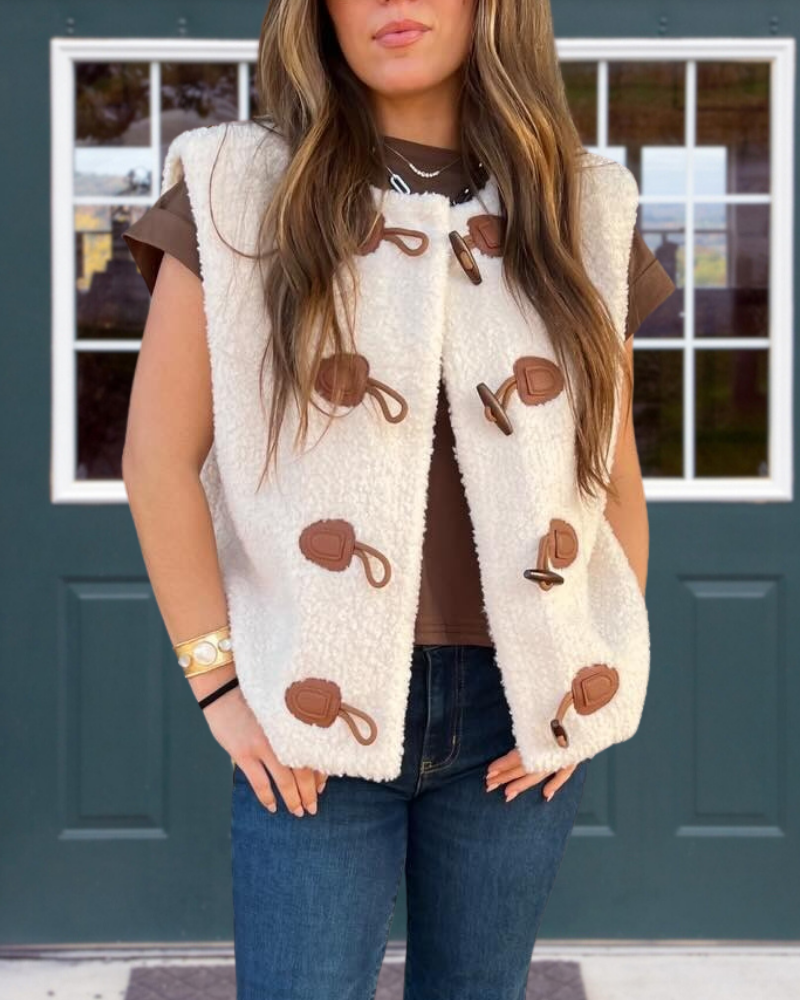 Trendy Button Down Vest