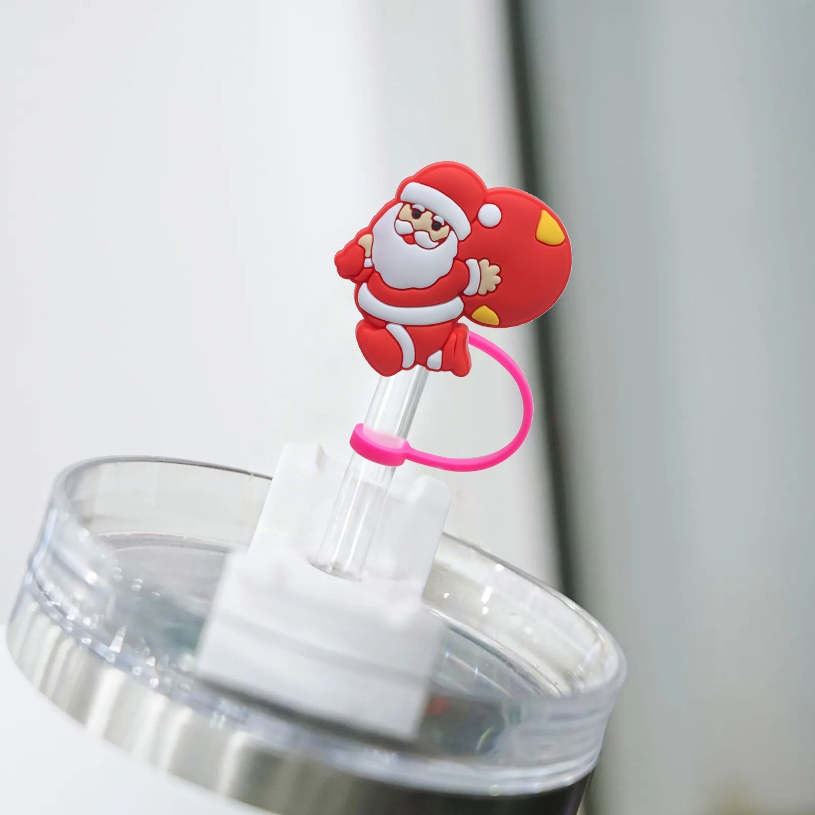 Christmas Trim Straw Protector