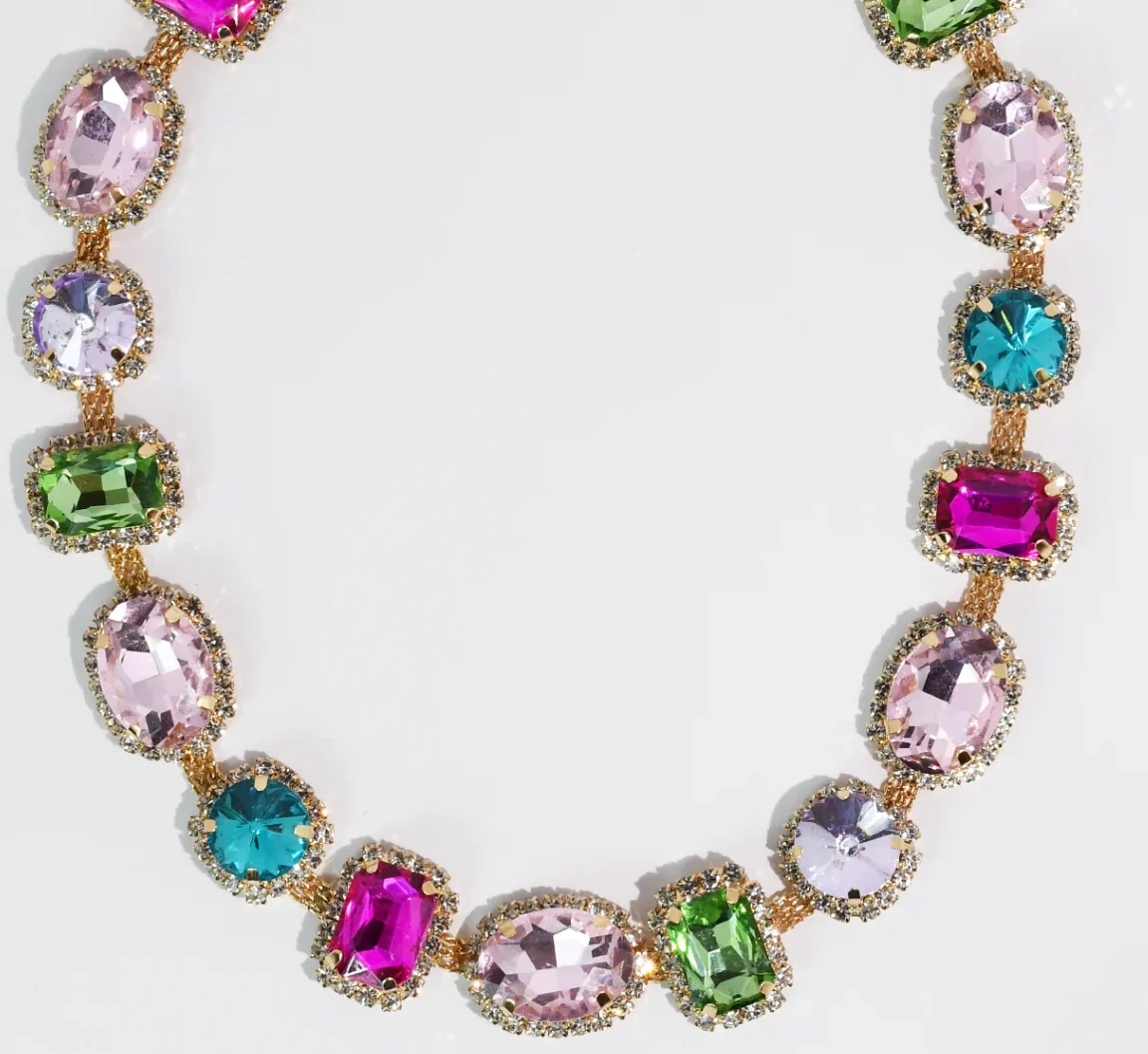 Royal Gem Blossom Necklace