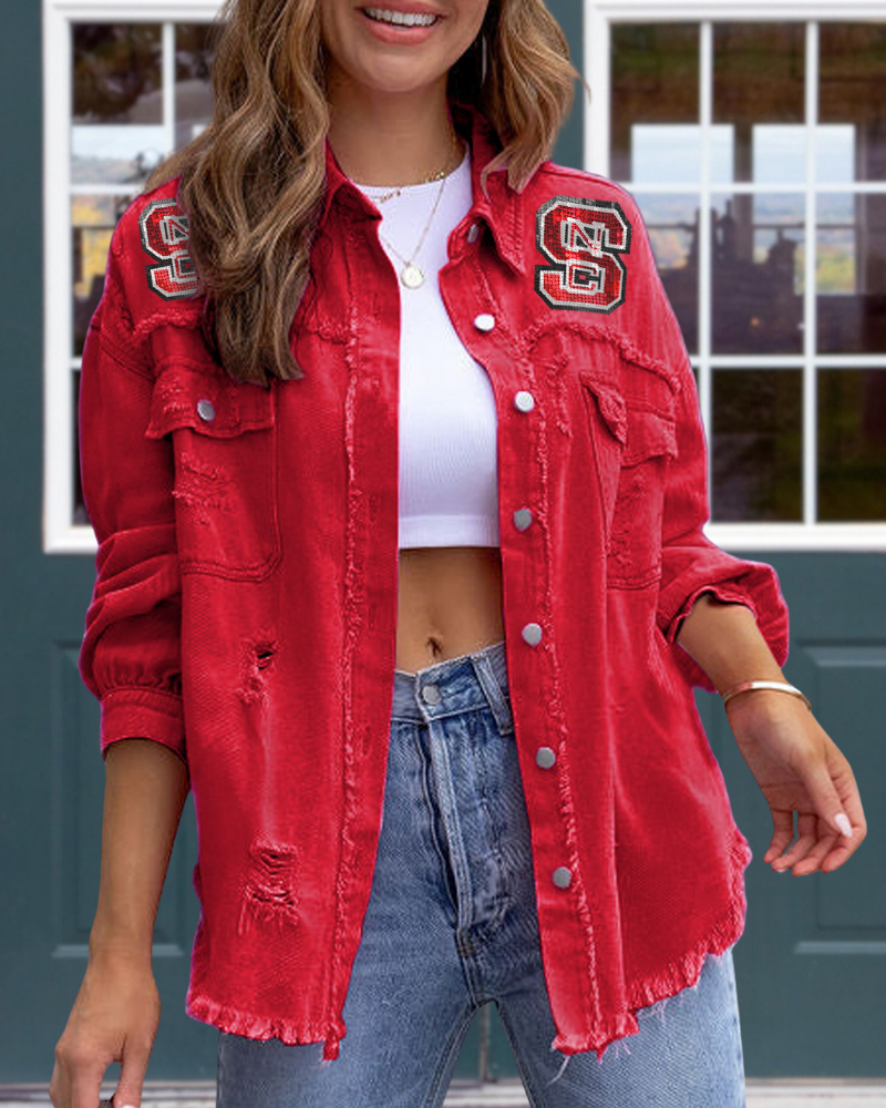 NC State Wolfpack Sequined Jacket