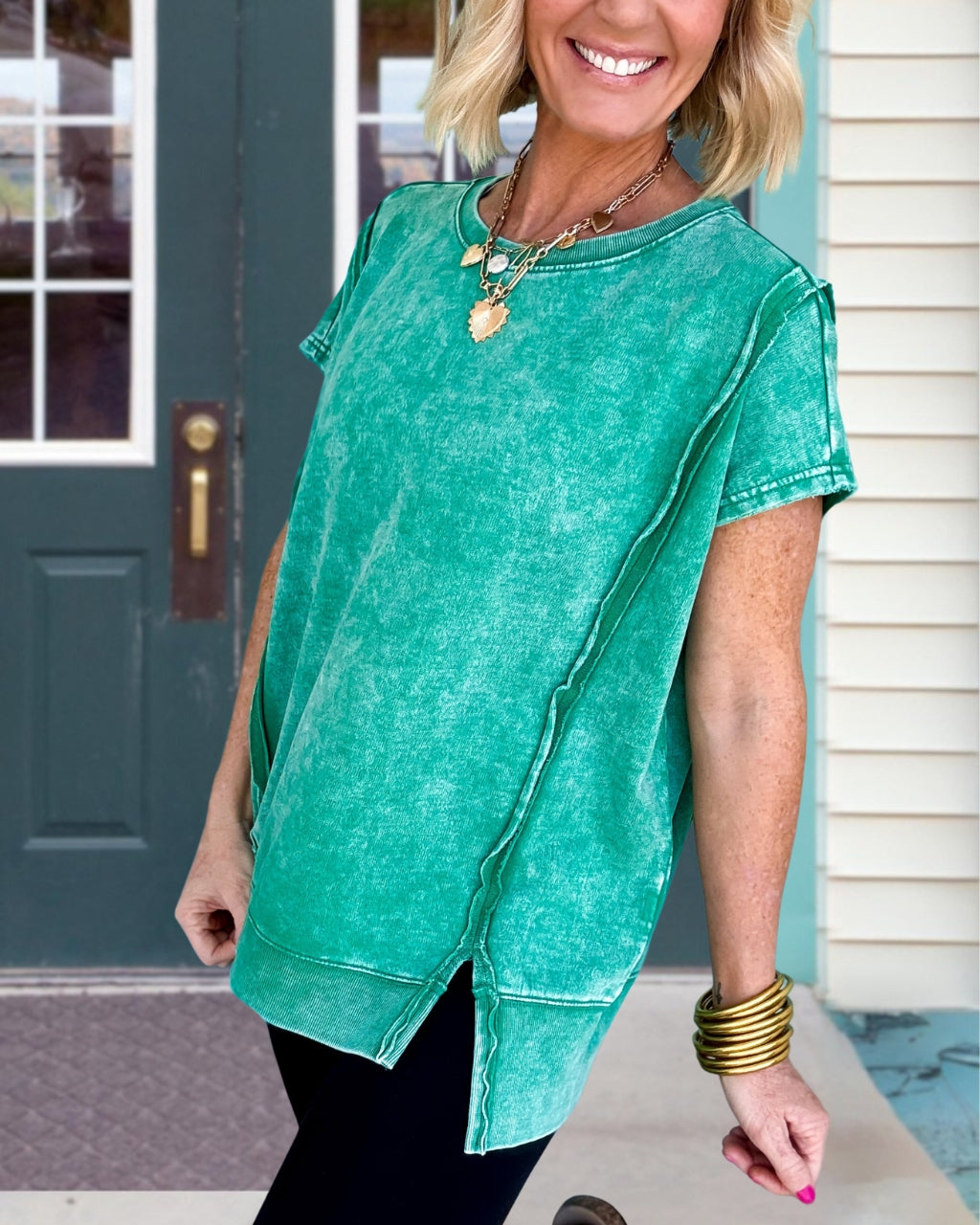 Easy Washed Cotton Tee