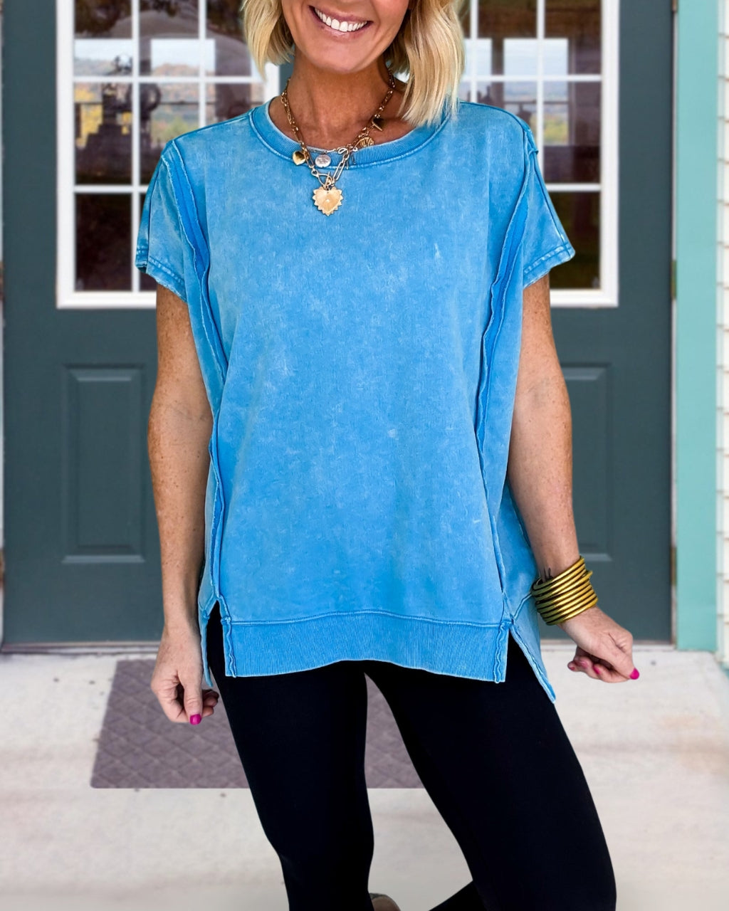 Easy Washed Cotton Tee