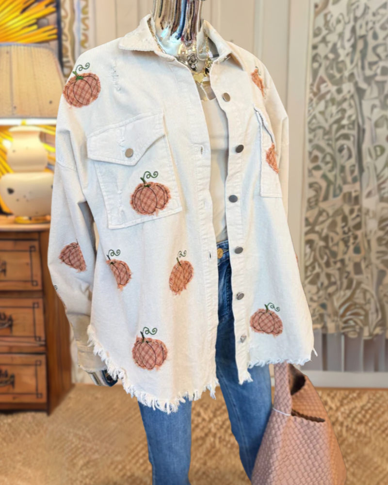 Vintage Pumpkin Patch Washed Jacket